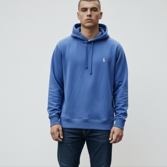 Ralph Lauren Other - NEW,Ralph Lauren Classic Blue Hoodie.Size M,  100% Cotton